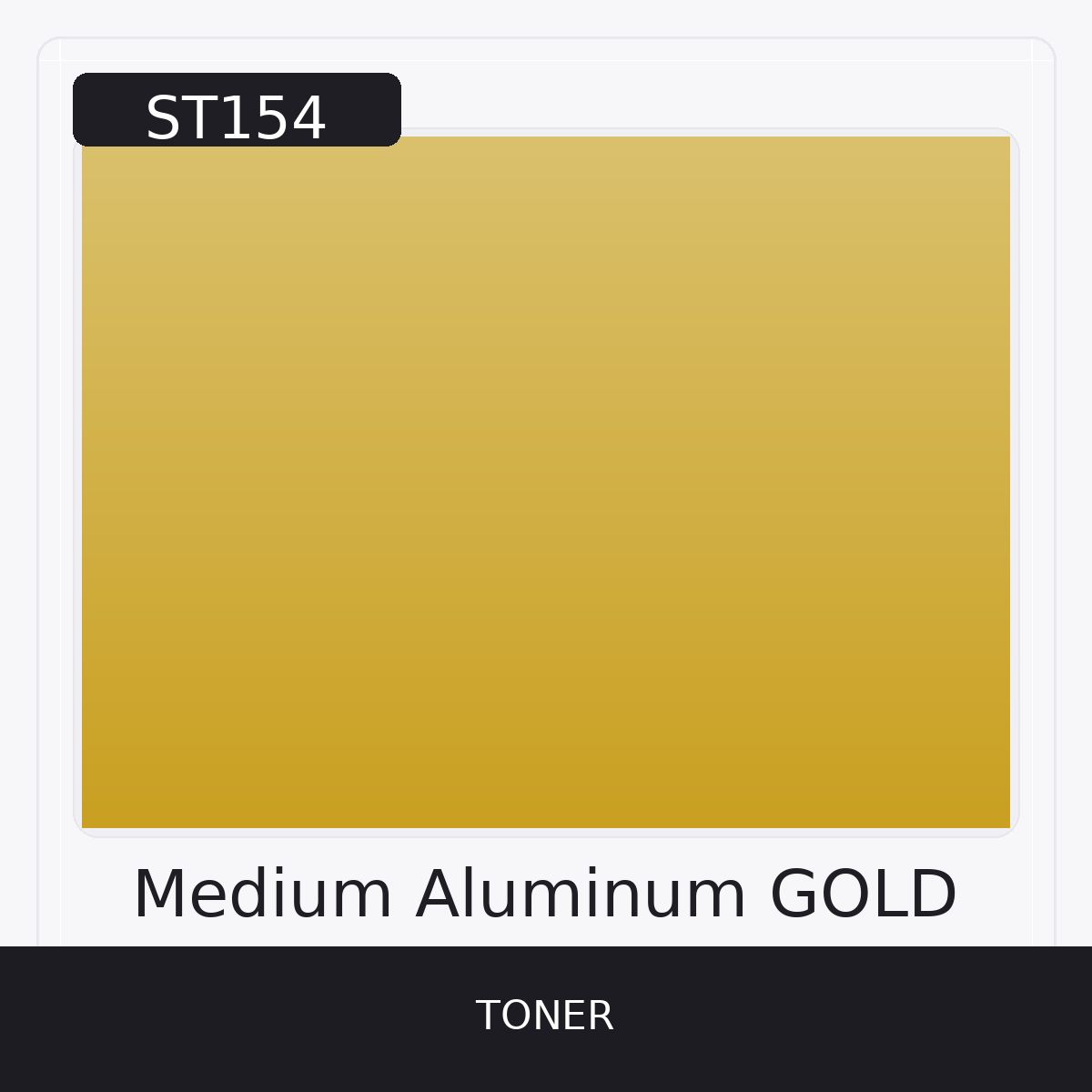 ST154 - MEDIUM ALUMINUM GOLD