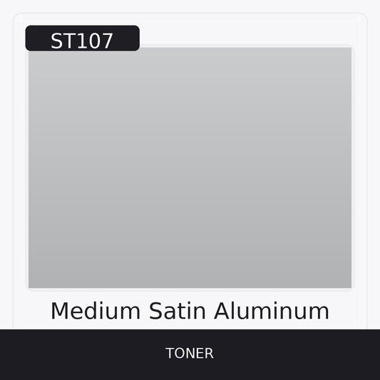 ST107 - MEDIUM SATIN ALUMINUM
