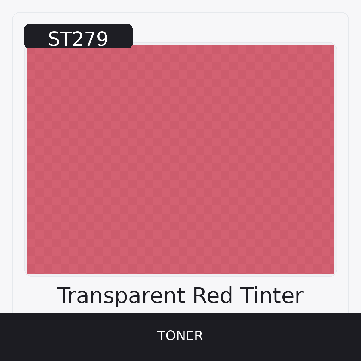 ST279 - Transparent Red Tinter
