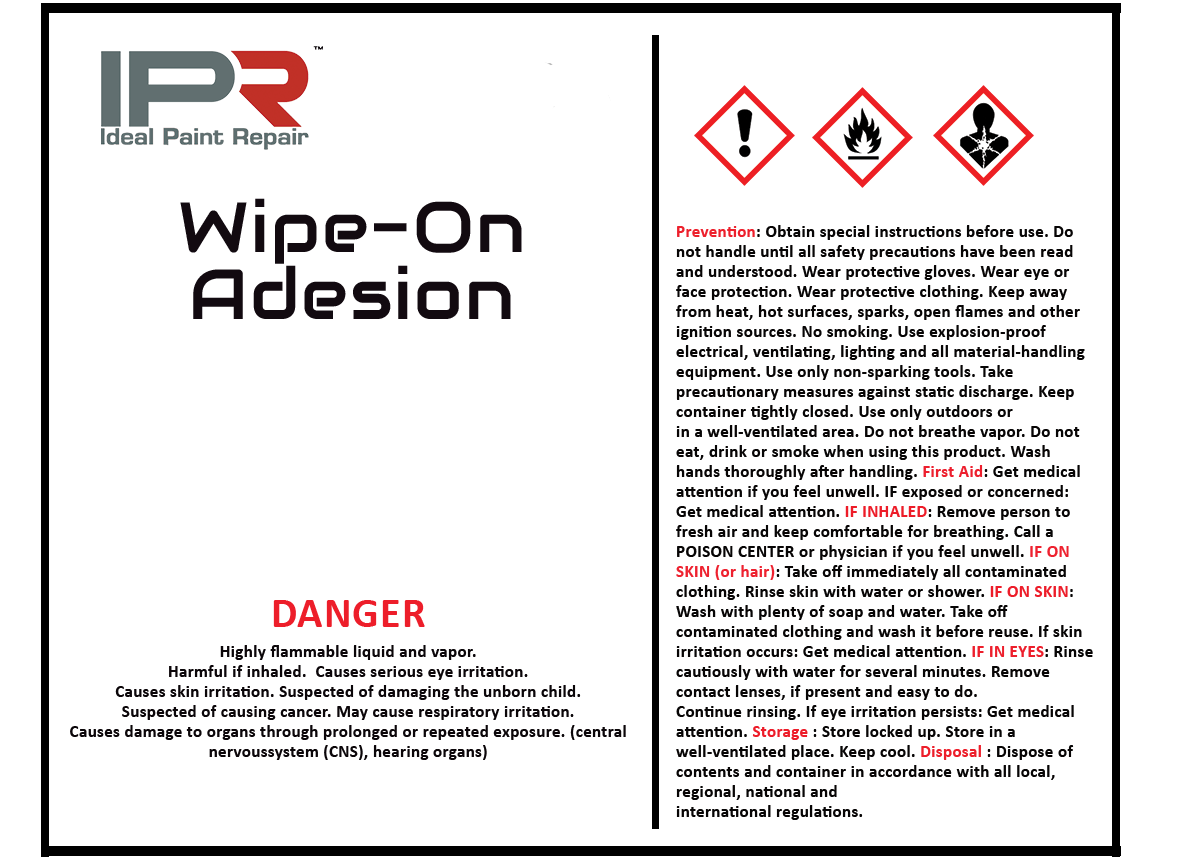 Wipe On Adhesion 8oz