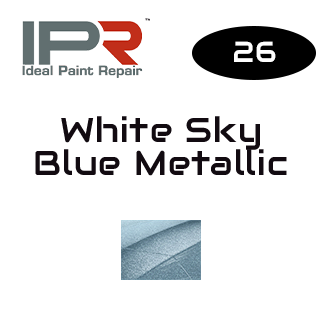 White Sky Blue Metallic #26